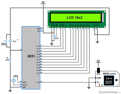 rfid reader module interfacing with 8051|8051 rfid.